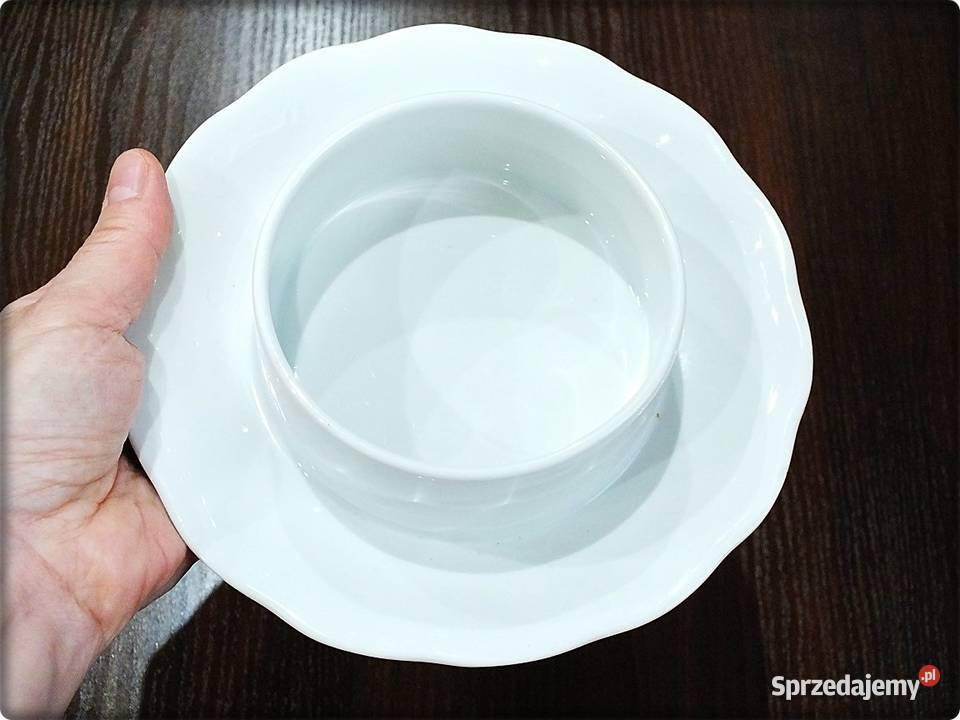 Stara Maselniczka Porcelana sygnowana Karolina Żary