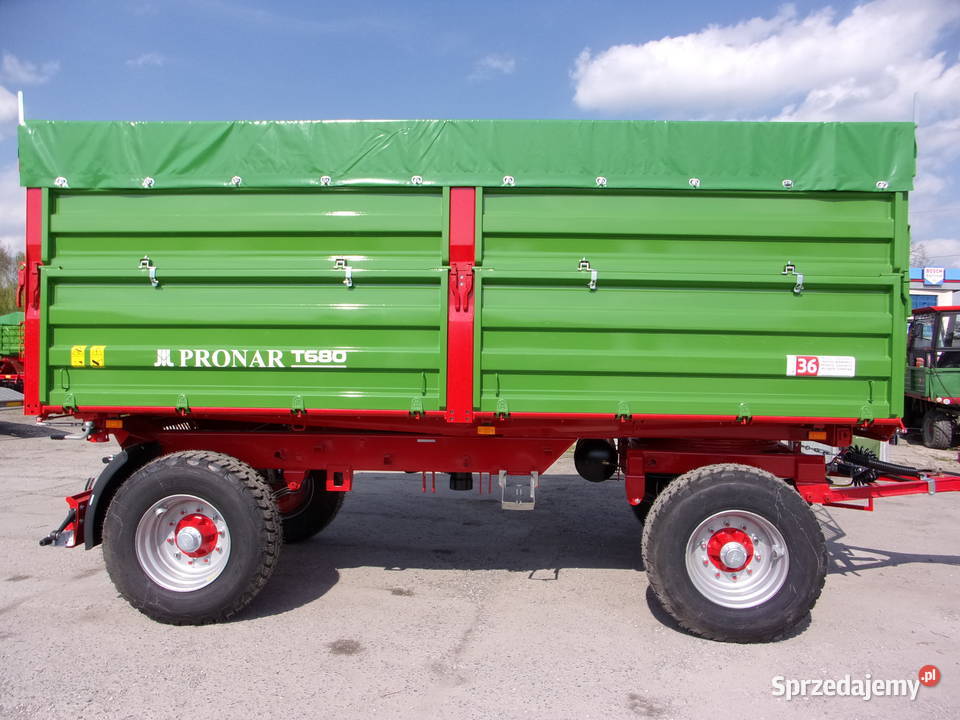 NOWA Przyczepa rolnicza dwuosiowa PRONAR PT680 Pronar Opoczno