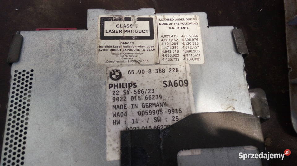 BMW e39 czytnik nawigacji 8368226 Strzelce Krajeńskie