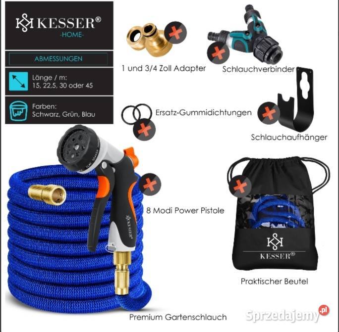 Wąż ogrodowy 45m Bełchatów