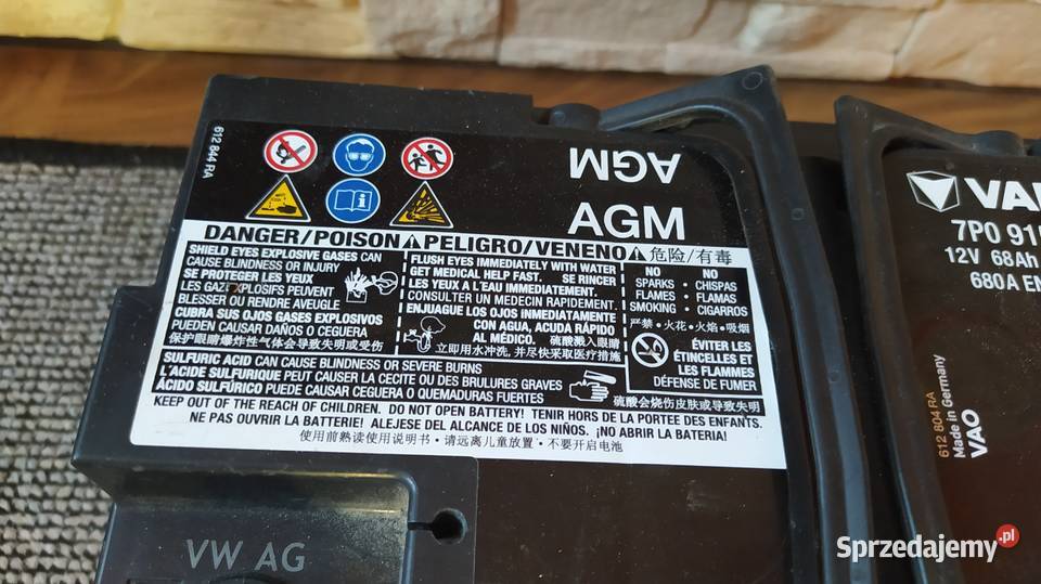 Akumulator Varta AGM 680AH 680a podkarpackie Turze Pole