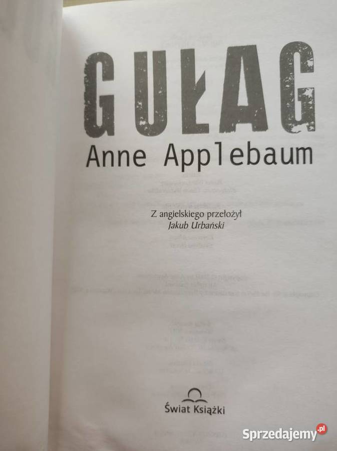 Gułag Anne Applebaum Kielce sprzedam