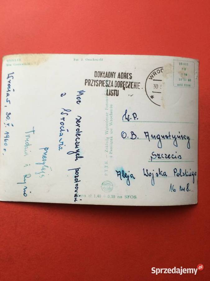 2290 Widokówka Wrocław Szczecin