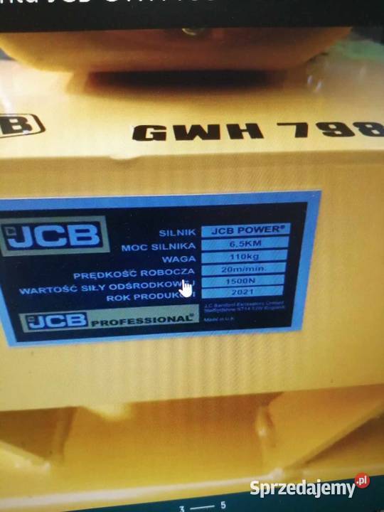 Zagęszczarka do gruntu JCB żaba Krosno