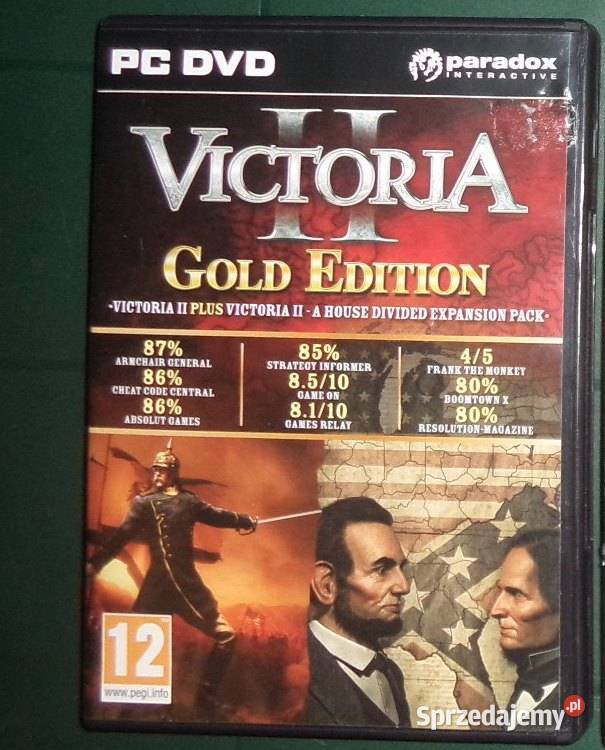 Victoria II 2 Gold Edition PC DVD BOX Paradox