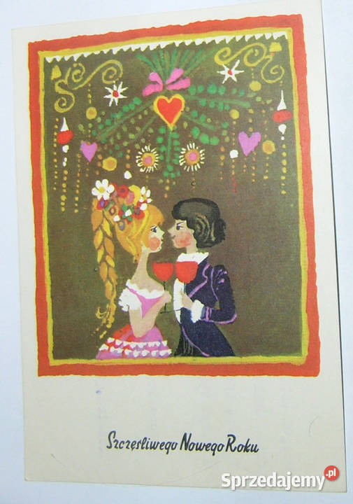 karta pocztowa vintage PRL J Karwowska 1969rD Pocztówki i karty telefoniczne Bartków sprzedam