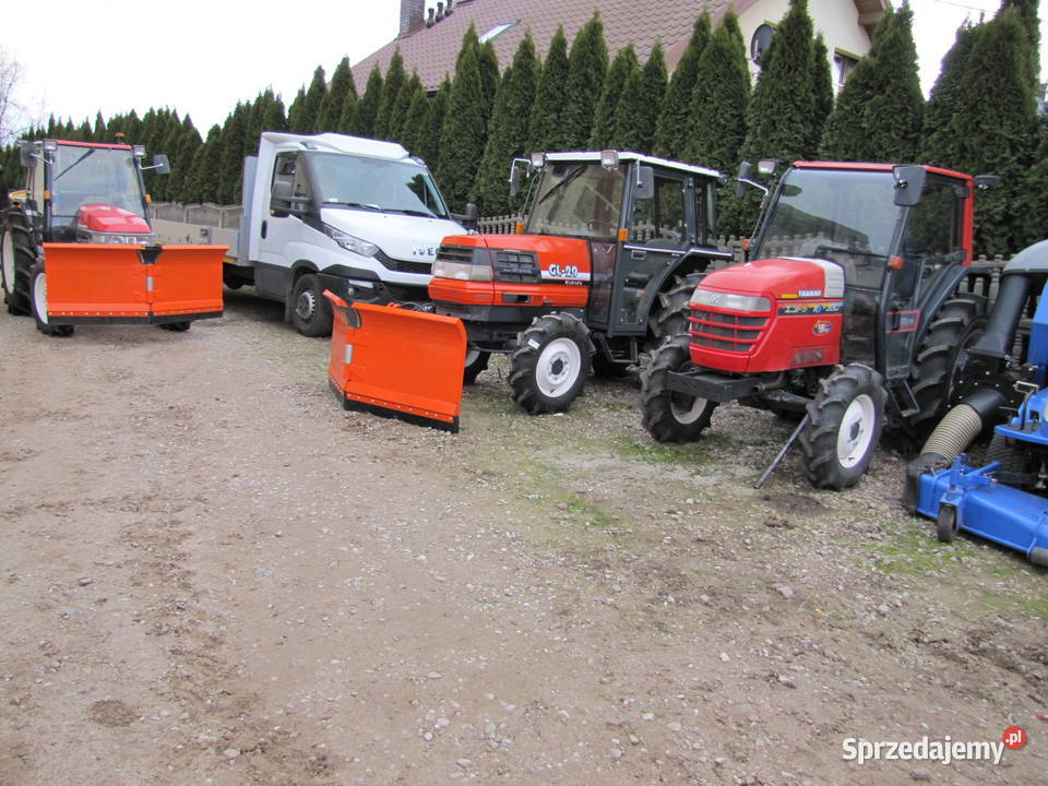 Traktor Kubota GL29 pług śnieżny do odśnieżania Węgrów