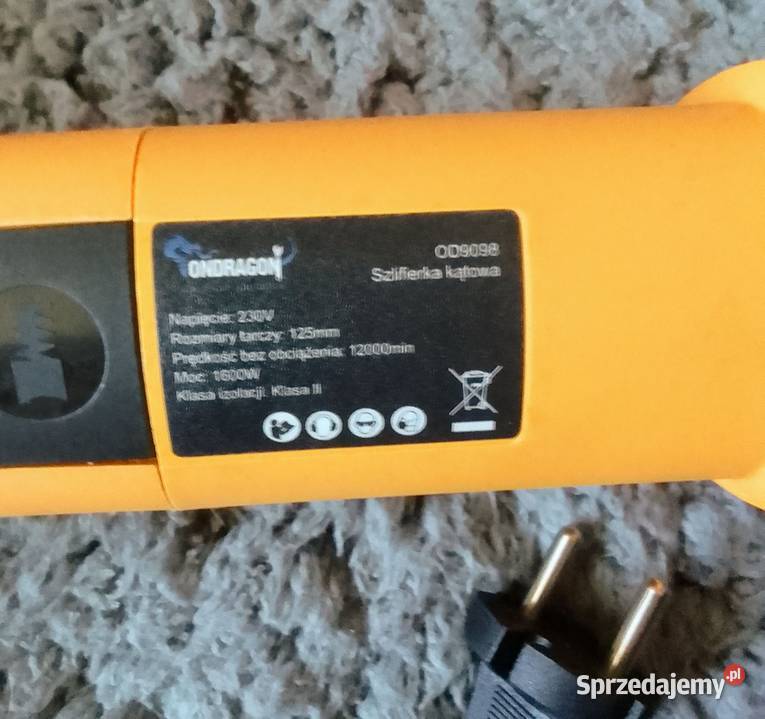 Szlifierka kątowa 1600 Watt 125 Tarnów