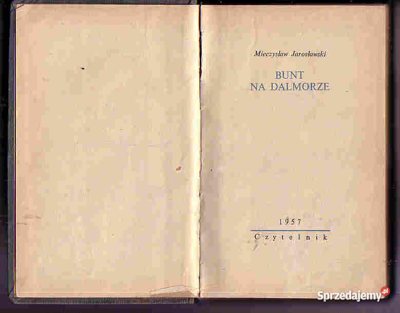 3622 BUNT NA DALMORZE MIECZYSŁAW JAROSŁAWSKI Czyrna sprzedam
