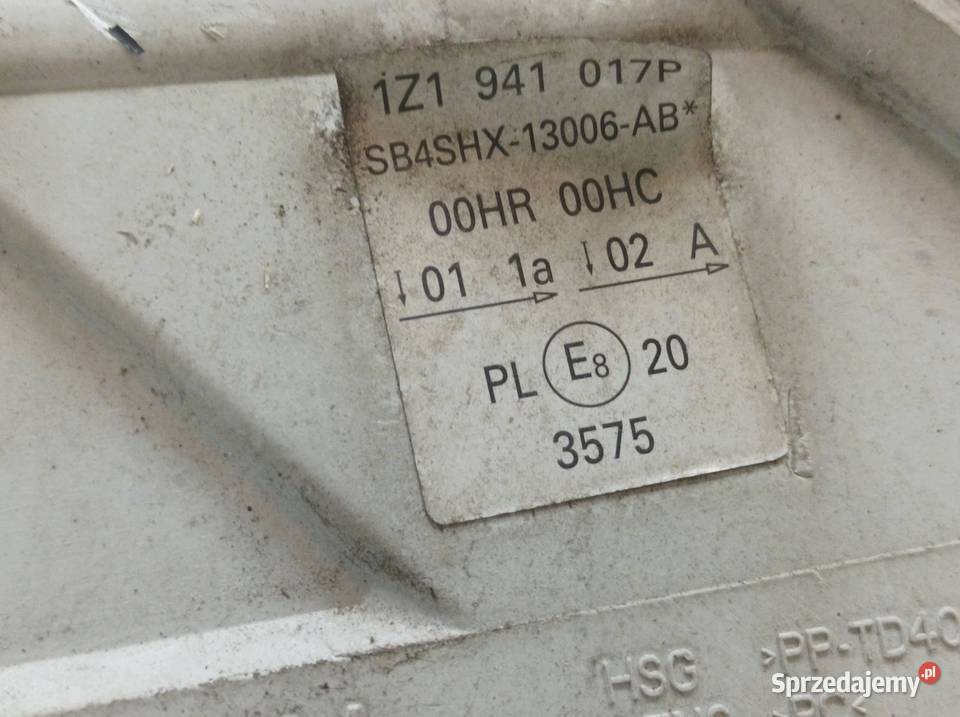 LAMPA PRZÓD LEWA EU PRZED LIFT Skoda Octavia I