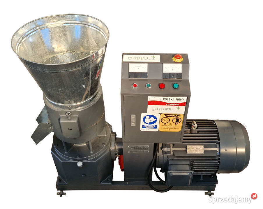 PRODUKCJA WŁASNEGO PELETU Peleciarka 22kW do Pszczyna