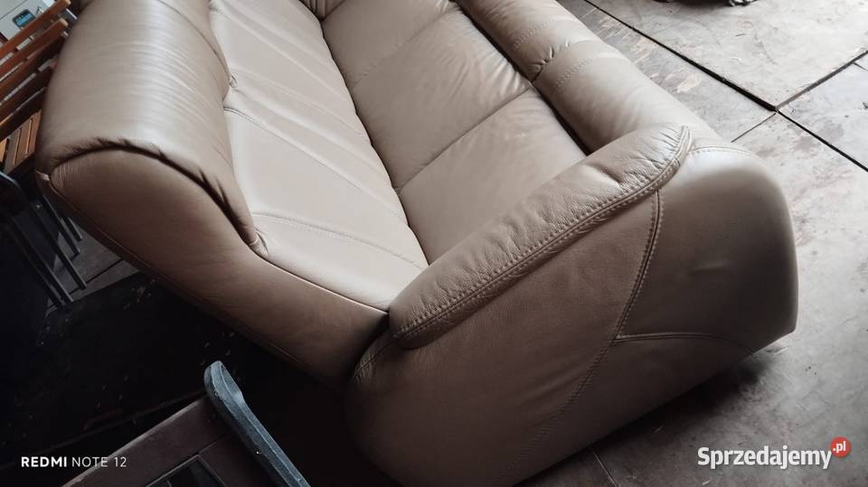Kanapa skórzana 2 fotele Tomaszów Lubelski