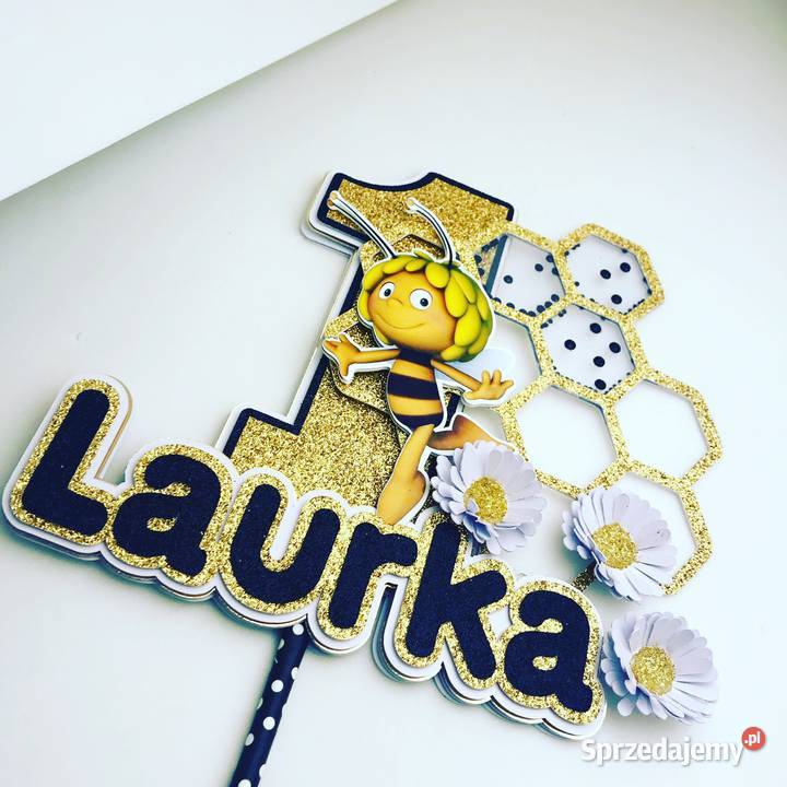 Pszczółka Maja topper plaster miodu dekoracja na Kraków