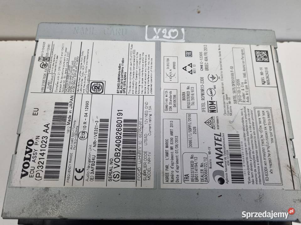 Volvo V40 II V60 S60 II RADIOODTWARZACZ CD radio osobowe Janów