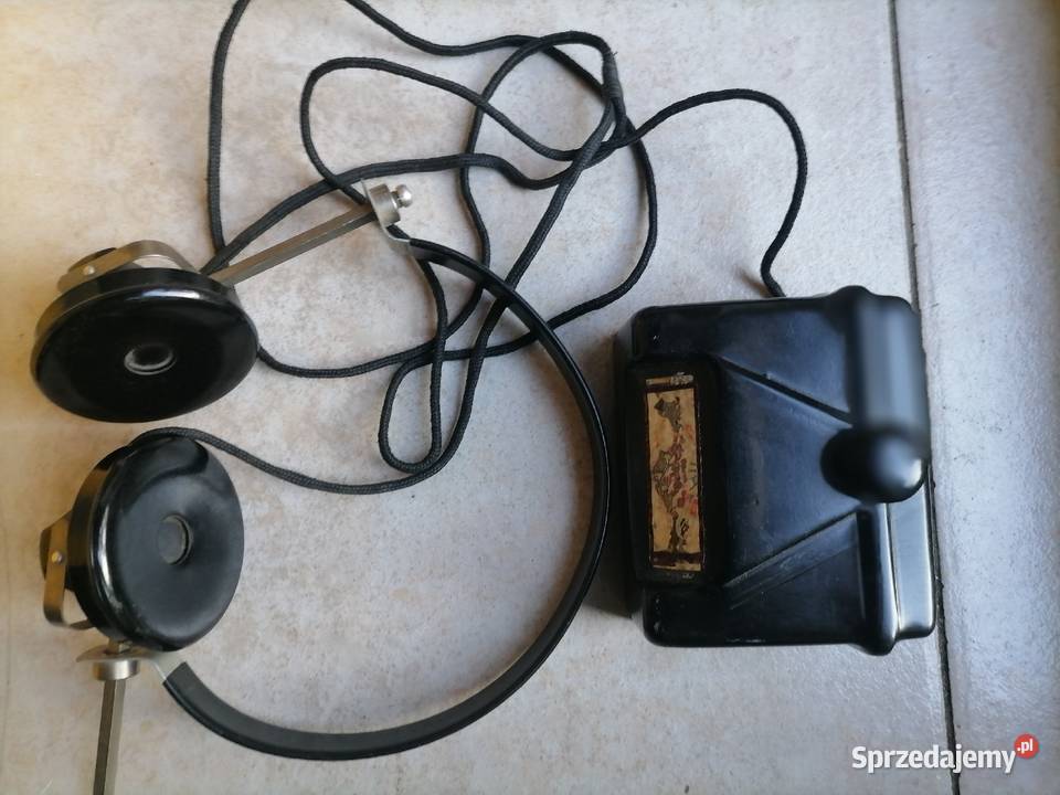 Stary detefon detektor z lat 30 tych Amplitunery