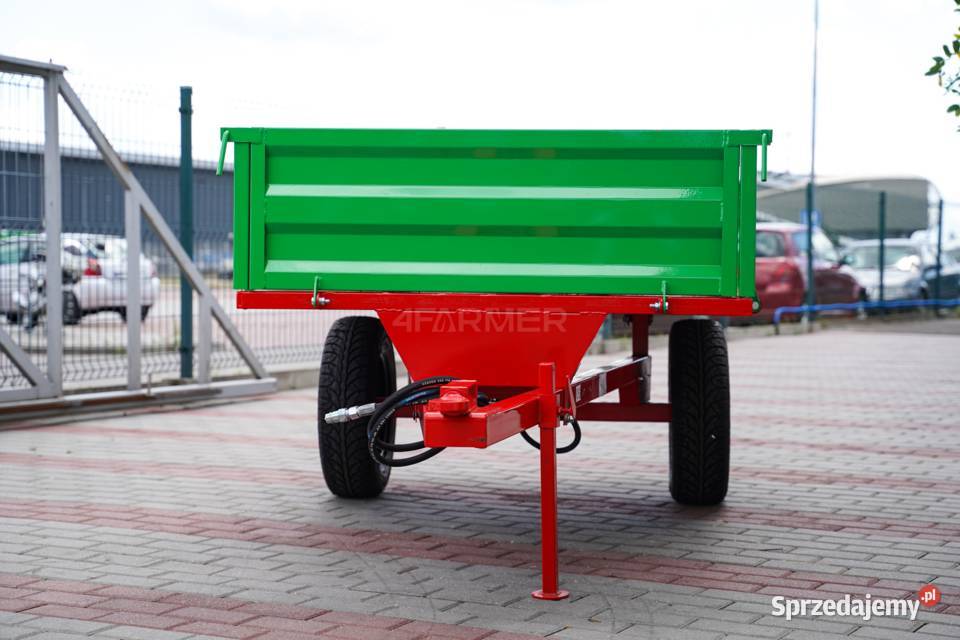 Przyczepa rolnicza jednoosiowa 1T z kiprem podkarpackie Tajęcina