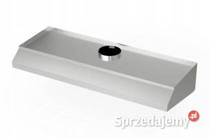 Okap nierdzewny przyścienny 200x70 Góra