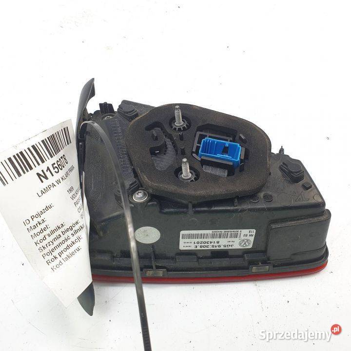 LAMPA W KLAPE PRAWA VOLKSWAGEN PASSAT B8