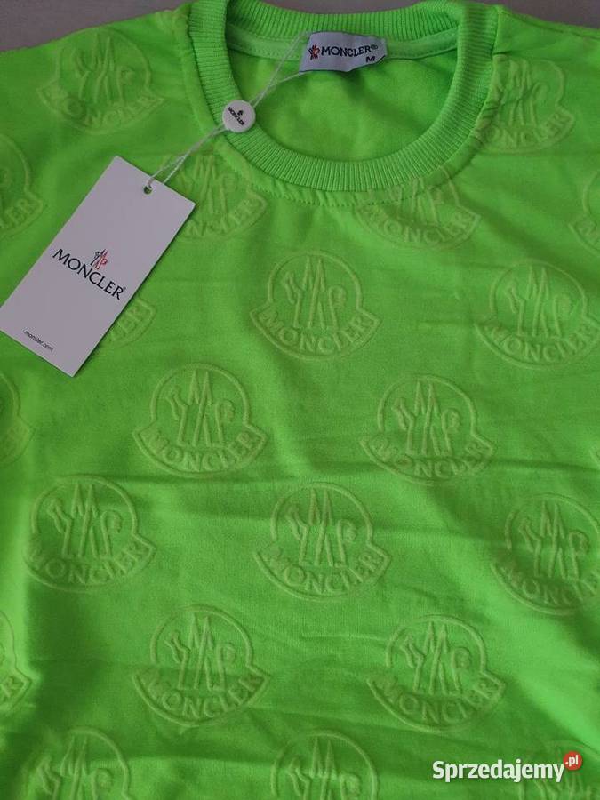 NOWA bluza Moncler bluzka puękna neon unisex Gdynia