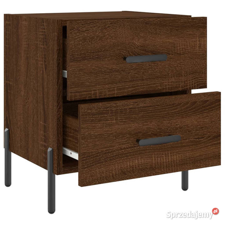 Szafki nocne 2 brązowy dąb 40x35x475 WM827339 Warszawa sprzedam