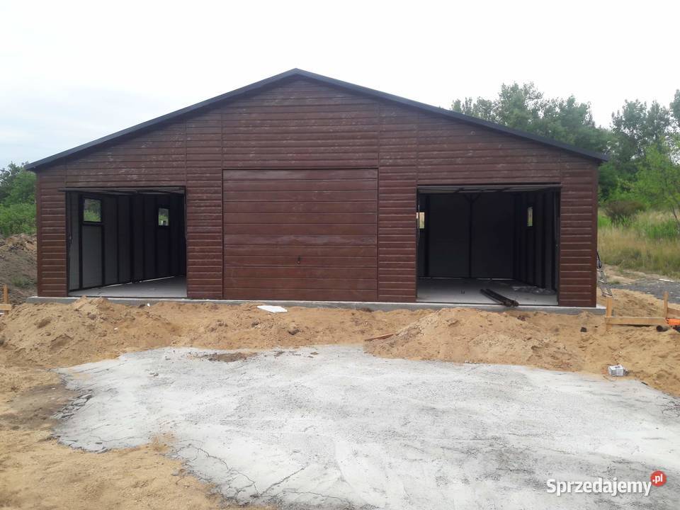 Garaż Blaszany Grafit 3x8 Magazyny Schowek Wiata Janów Lubelski
