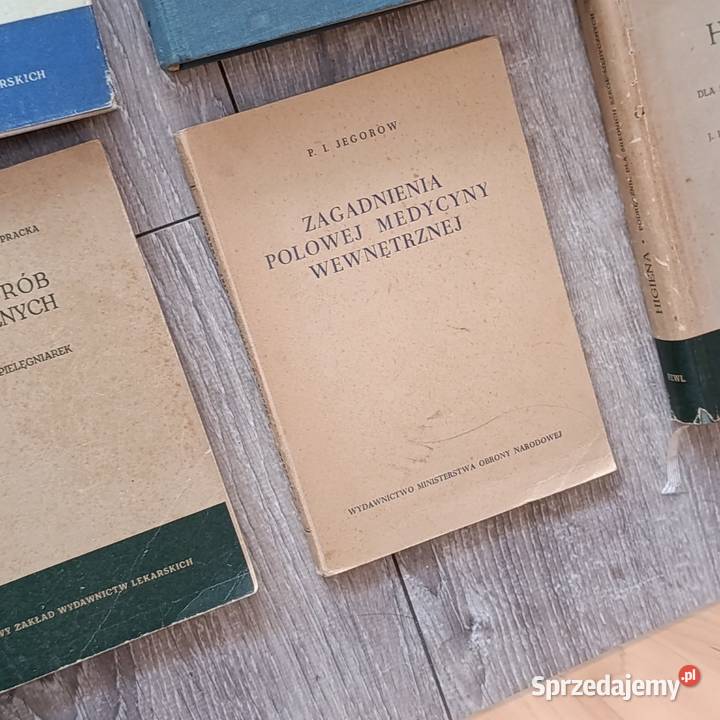 książka książki zbiór używanych starszych medycyna, nauki medyczne Książki i Podręczniki Poznań