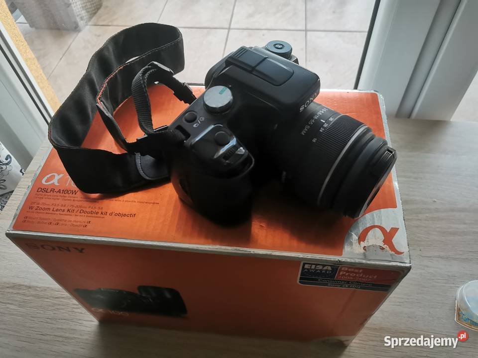 Sony Alpha 100 DSLRA100W w super stanie mało