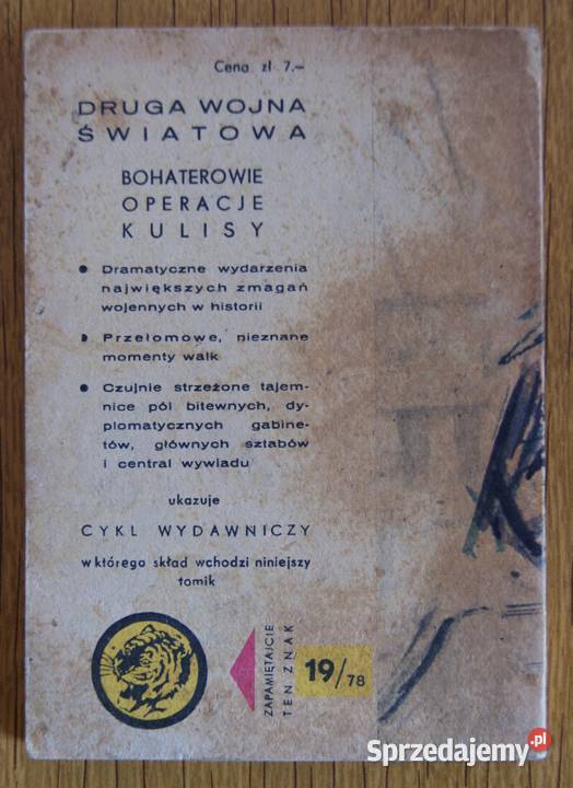 Żółty Tygrys Mina na kursie 1978