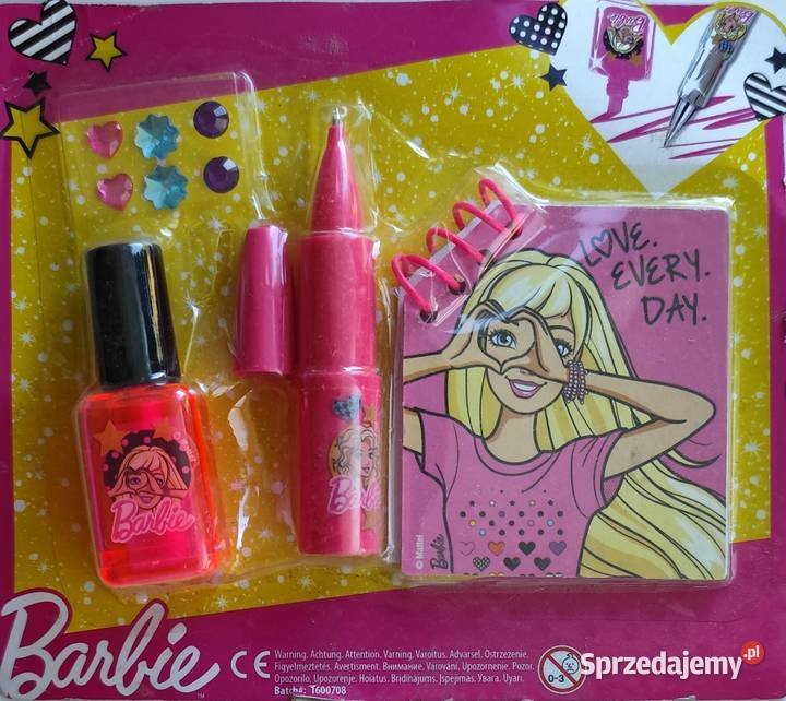 BARBIE Zestaw Kosmetyczny Dziewczynek