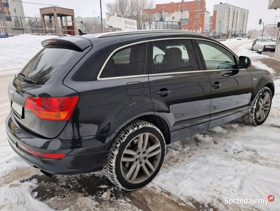 Audi Q7 S line 7 osob Hak nieuszkodzony Łomża sprzedam