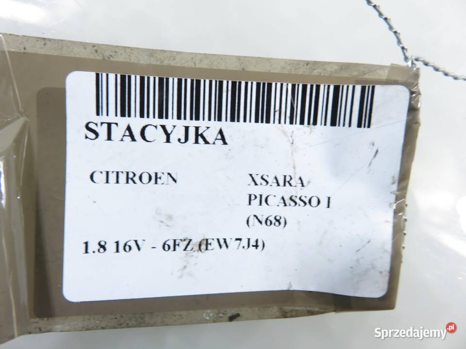 STACYJKA CITROEN XSARA PICASSO I N68 osobowe