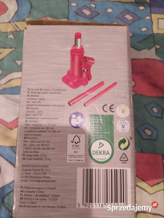 Sprzedam podnośnik Hydrauliczny GTMAX słupkowy Dobczyce