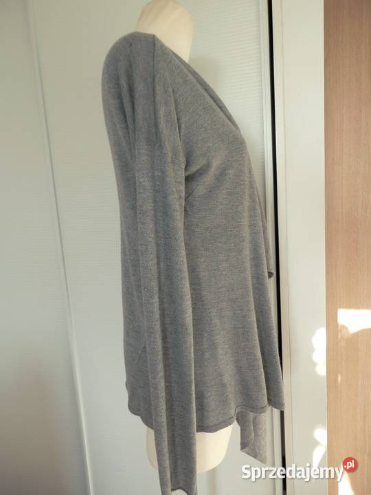 Sweter HM Blezer z Wełną Szary Narzutka M 38 Łomża