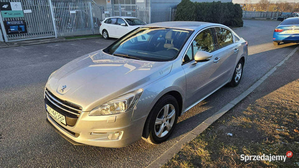 Peugeot 508 Peugeot 508 srebrny sedan na raty małopolskie Kraków