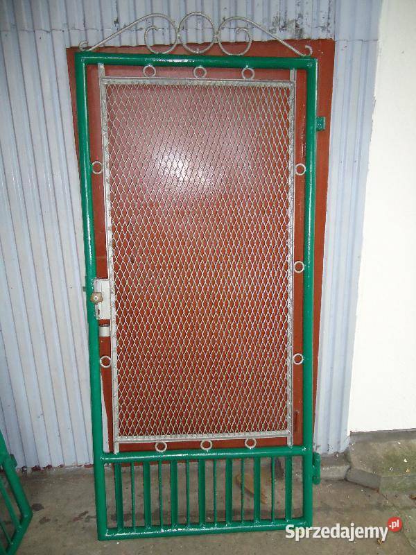 Brama na posesje 3 szkrzydła stalowa używana metal Nowy Sącz