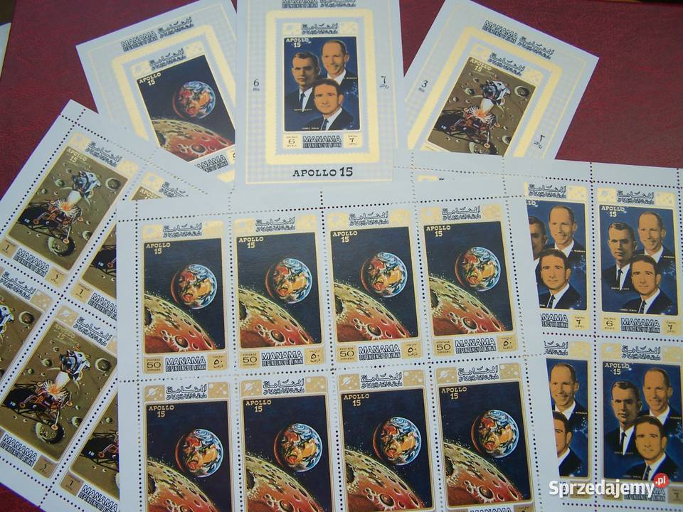 Manama 1971 MNH Kosmos Apollo 15 śląskie Tychy sprzedam