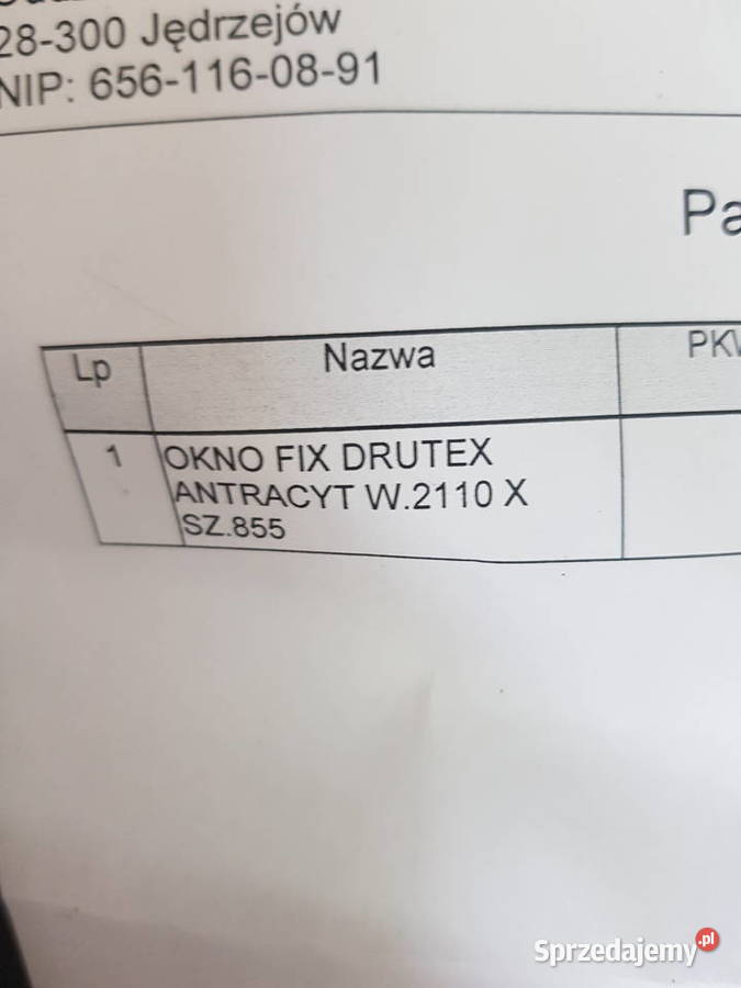 okno balkonowe stale wys 2110 szer 855 2 sztuki sprzedam