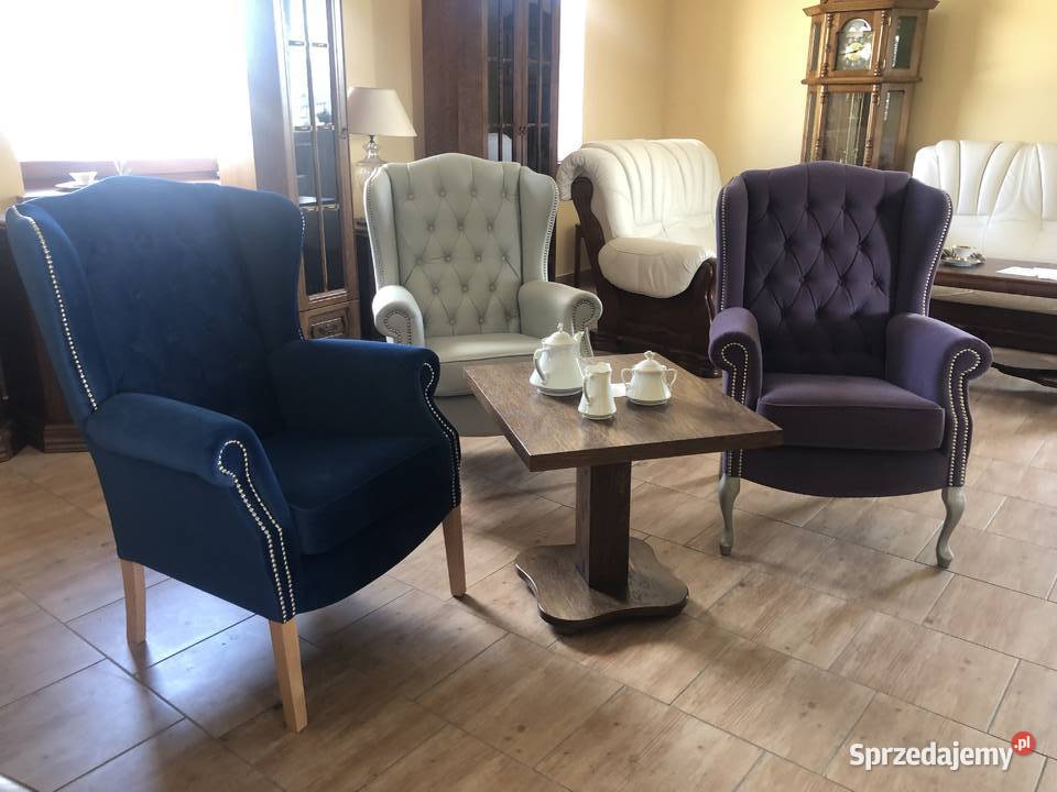 Fotel Ludwig tkanina wyprzedaż dostępny opolskie Kędzierzyn-Koźle