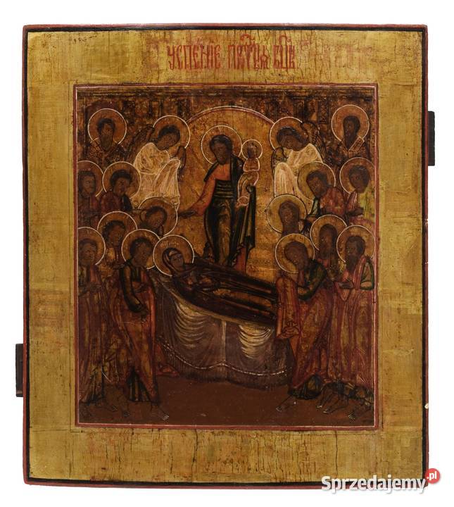 Ikona Zaśnięcie Najświętszej Marii Panny 0326 Malarstwo Warszawa