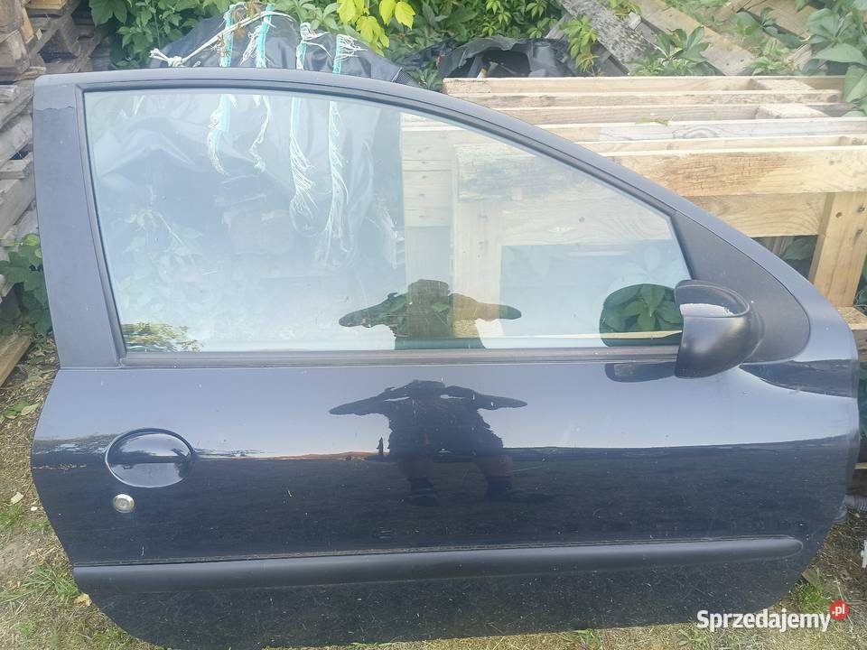 Drzwi prawe Peugeot 206 kolor grafit kod KTG 480