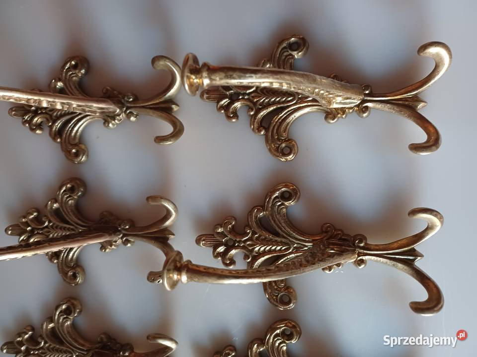 Piękny duży wieszak mosiężny Mosiądz Poznań sprzedam