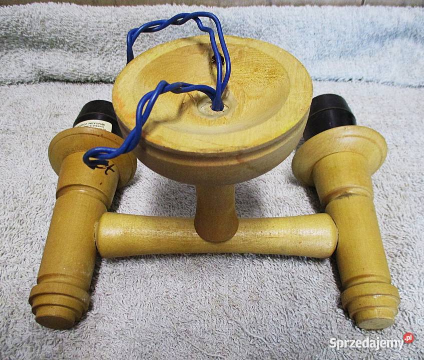 Kinkiet Drewniany Podwójny PRL Nieporęt sprzedam