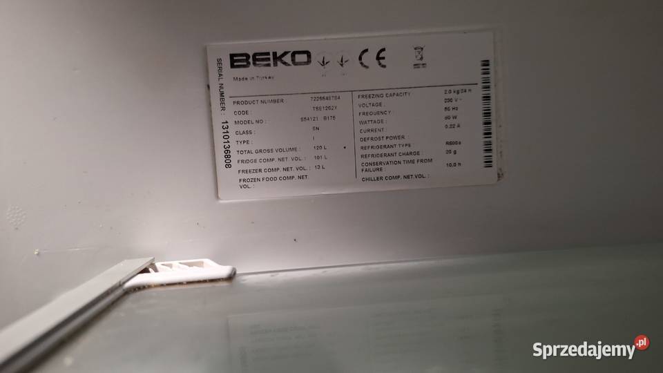 Lodówka Beko TSE 1262x Cieciorka