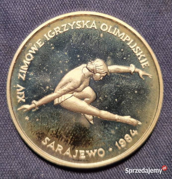 200 złotych 1984 Proof SREBRO K12 Wałbrzych sprzedam