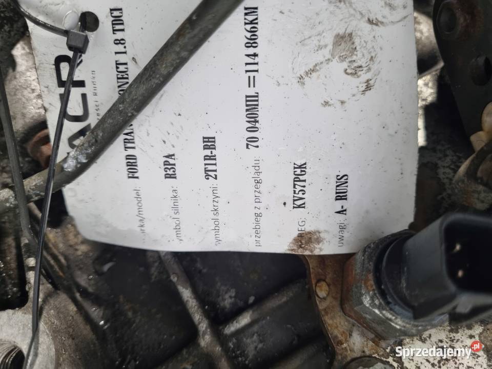 SKRZYNIA BIEGÓW Ford Transit Connect 18 TDCI Chełm
