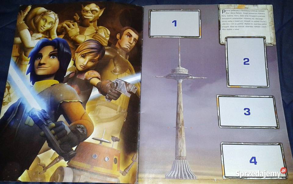 Star Wars Rebelianci Topps Album na naklejki Chełm sprzedam