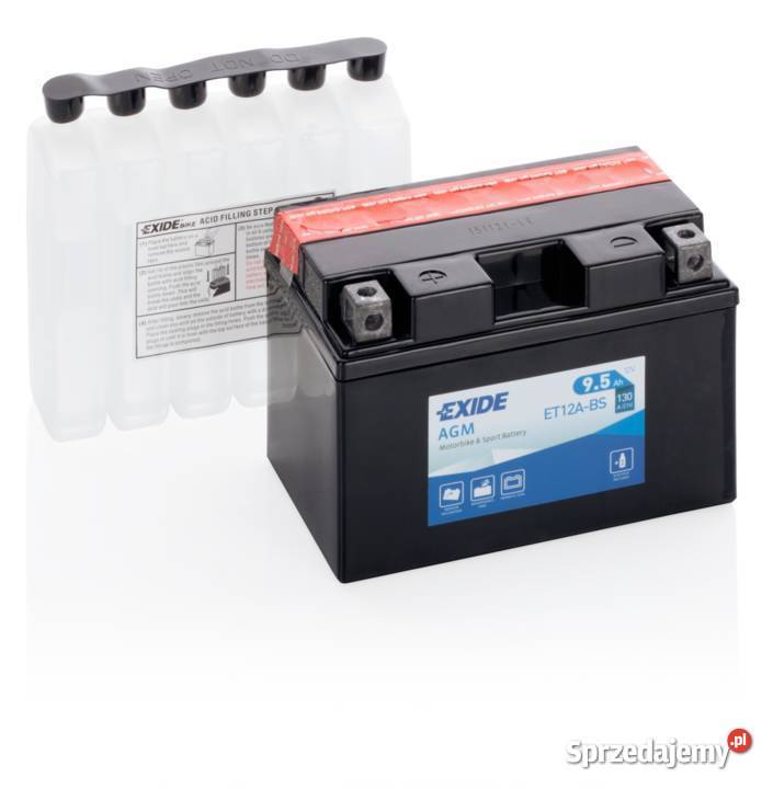 Akumulator motocyklowy EXIDE ET12ABS YT12ABS 12V Białystok