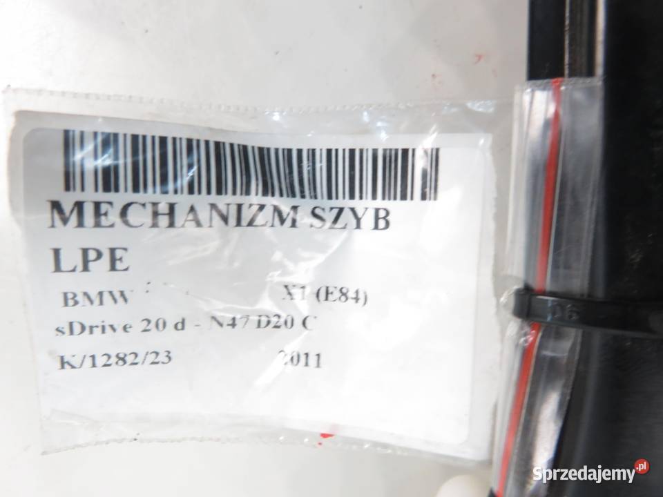 PODNOŚNIK SZYBY LEWY PRZEDNI BMW X1 E84 2990293 osobowe Mechanizmy opuszczania szyb małopolskie