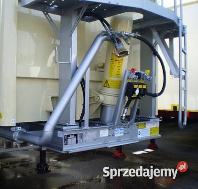 Naczepa do paszy sruty z wydmuchem dmuchawa Wywrotki Warszawa