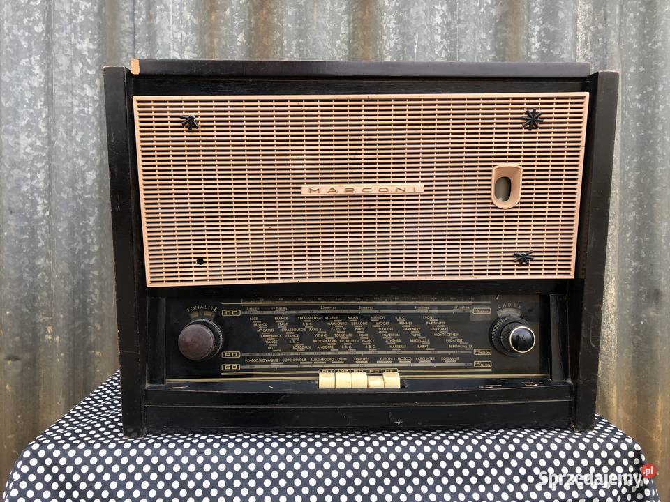 radio lampowe MARCONI Łowicz sprzedam